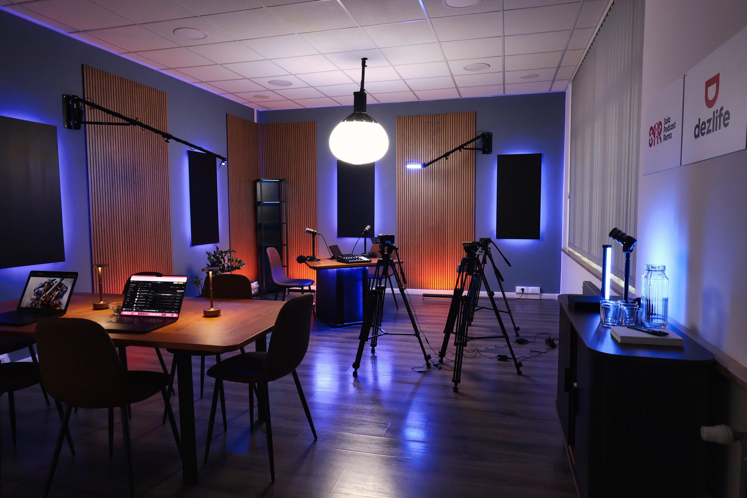 Sala Podcast Roma — studio di registrazione