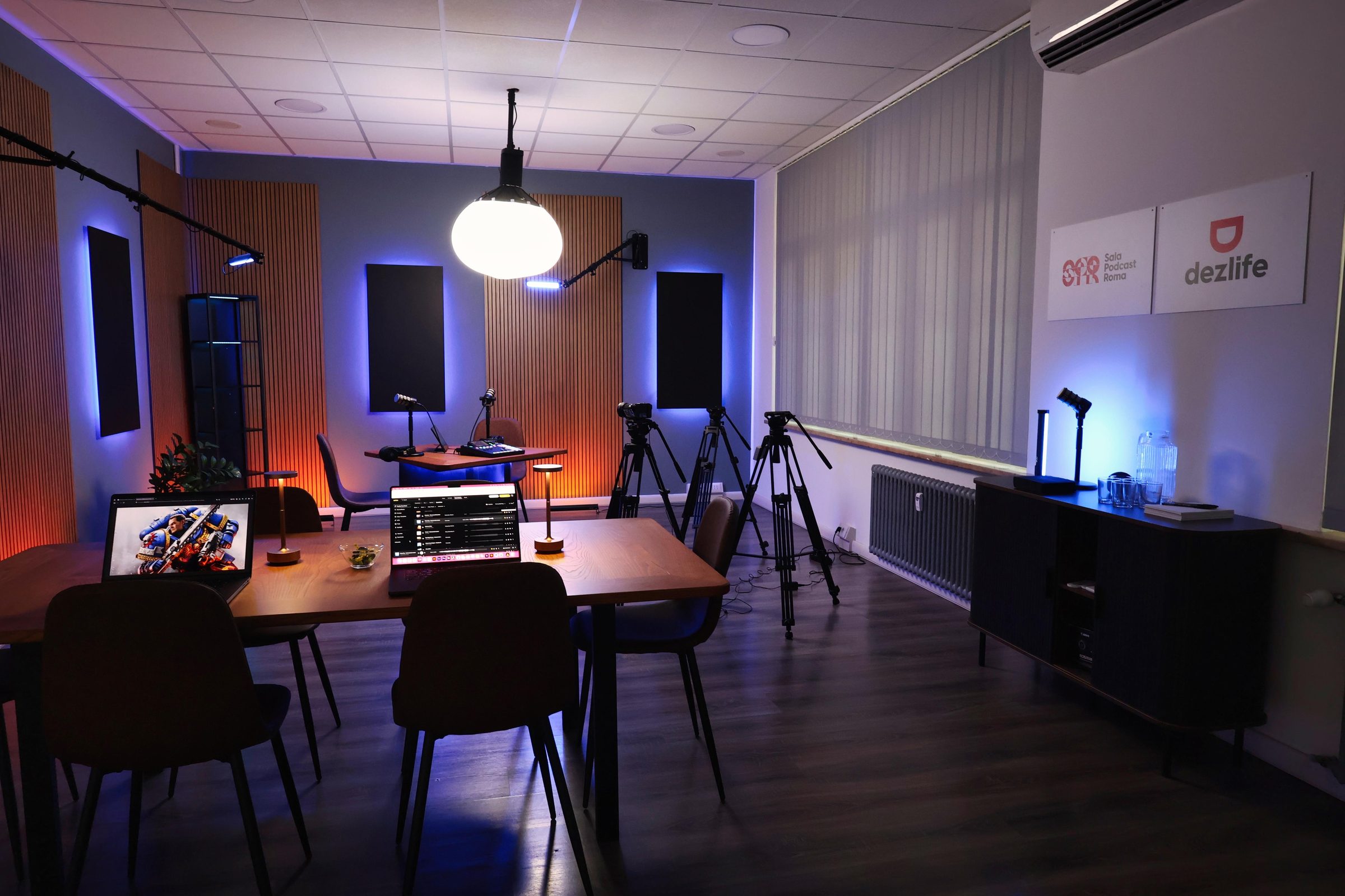 Sala Podcast Roma — studio di registrazione